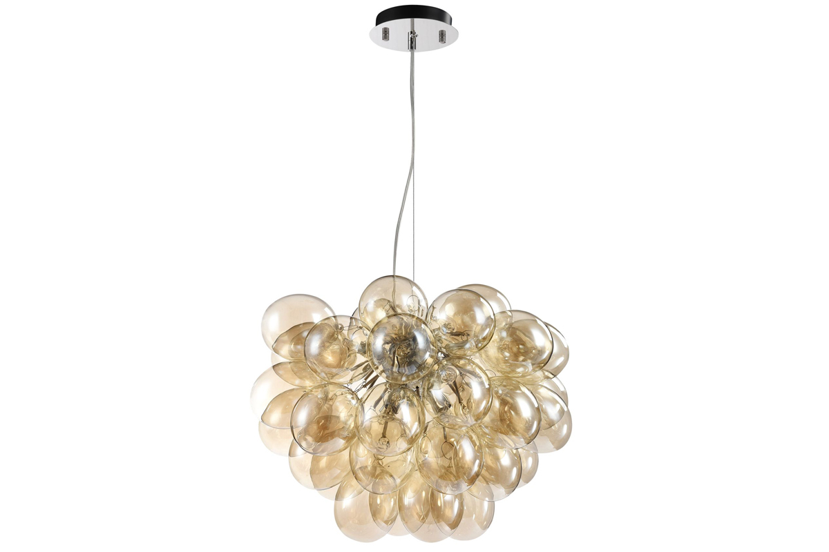 Suspension design en m�tal et verre BALBO