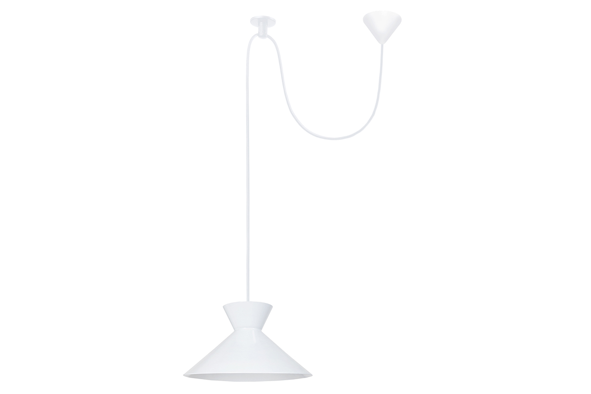 Suspension design m�tal blanc LEEDS