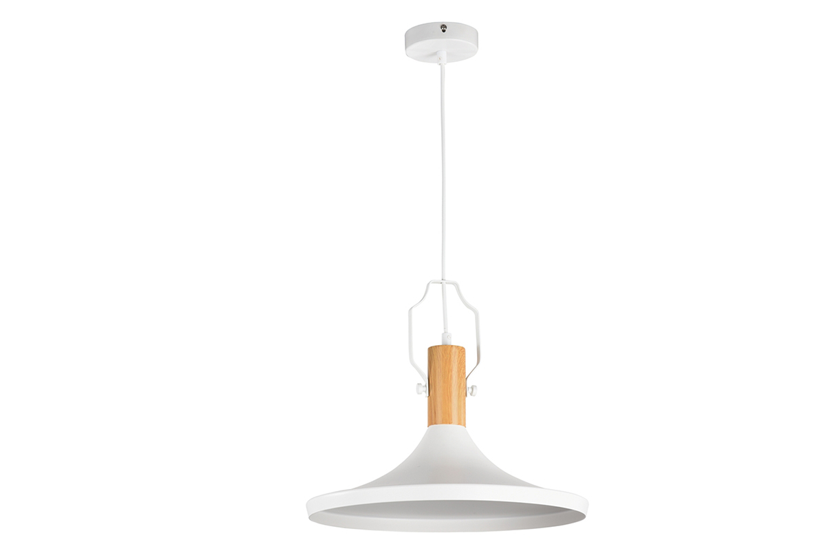 Suspension design m�tal blanc NOVA