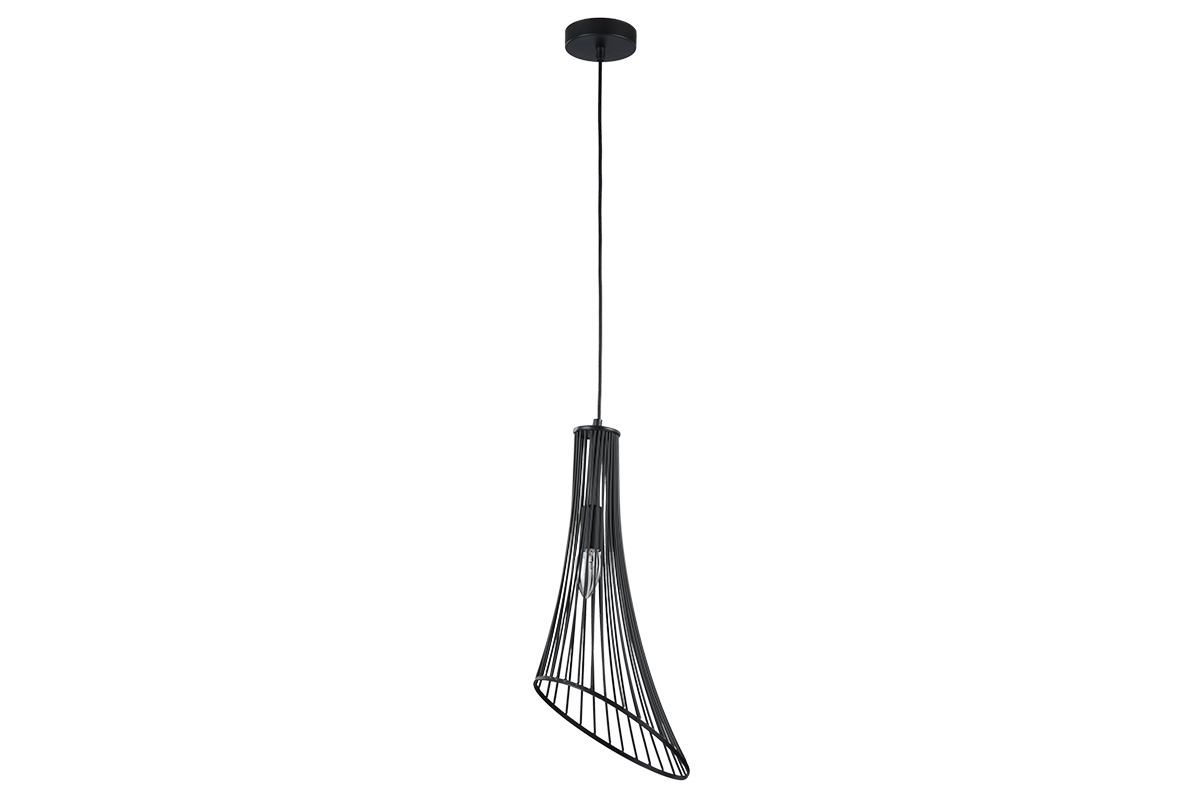 Suspension design m�tal noir MARYLIN