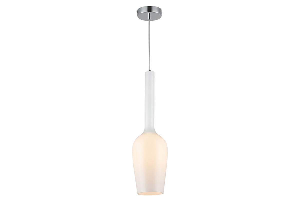 Suspension design verre blanc VERTIGO