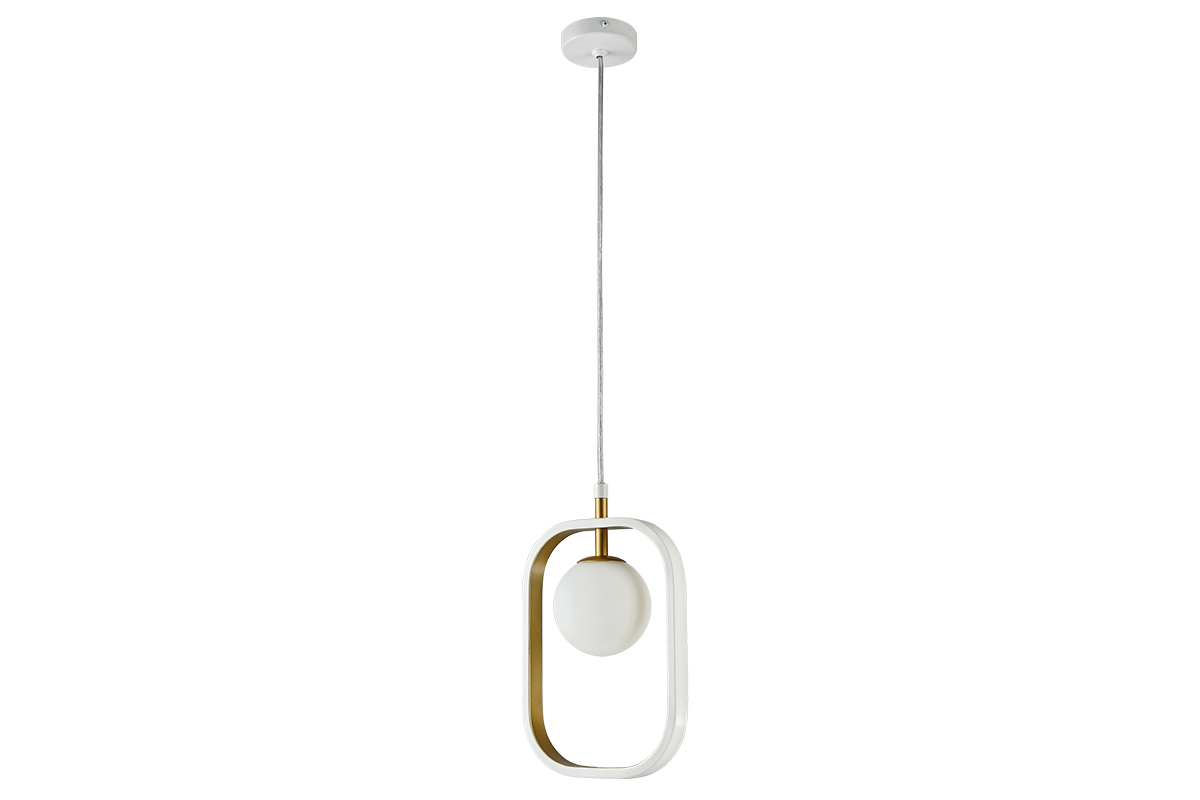 Suspension design verre et m�tal dor� AVOLO