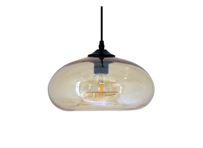 Suspension design verre souffl&eacute; fum&eacute; MISTIC