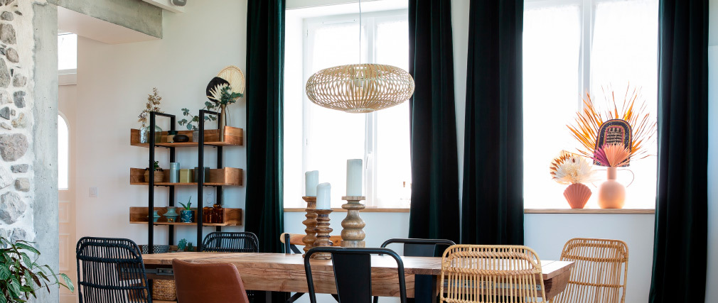 Suspension en bambou D60 cm KANA