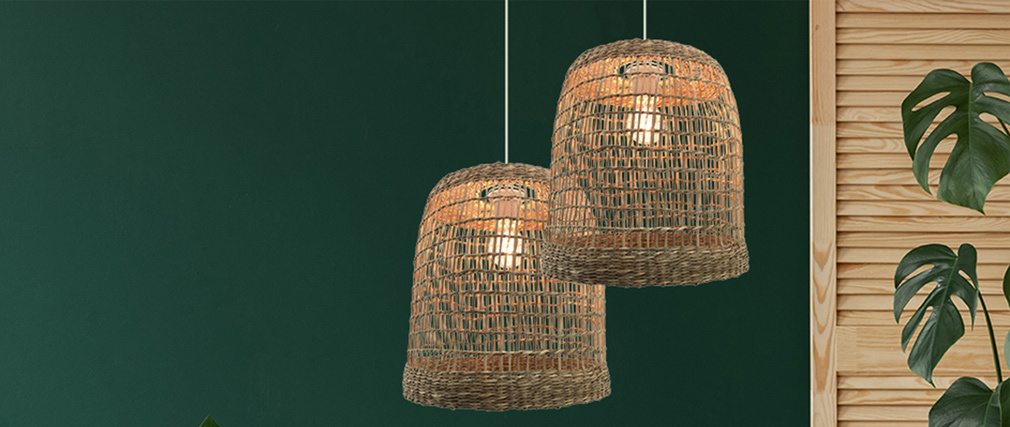 Suspension en rotin D30 cm LANAI