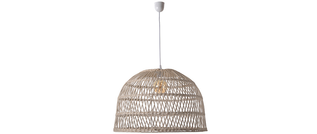 Suspension en rotin tress� D60 cm ROCALISA