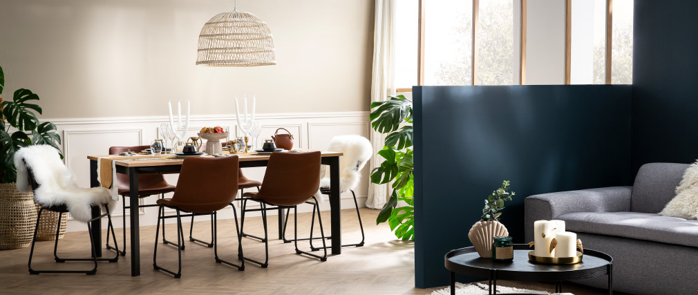 Suspension en rotin tress� D60 cm ROCALISA