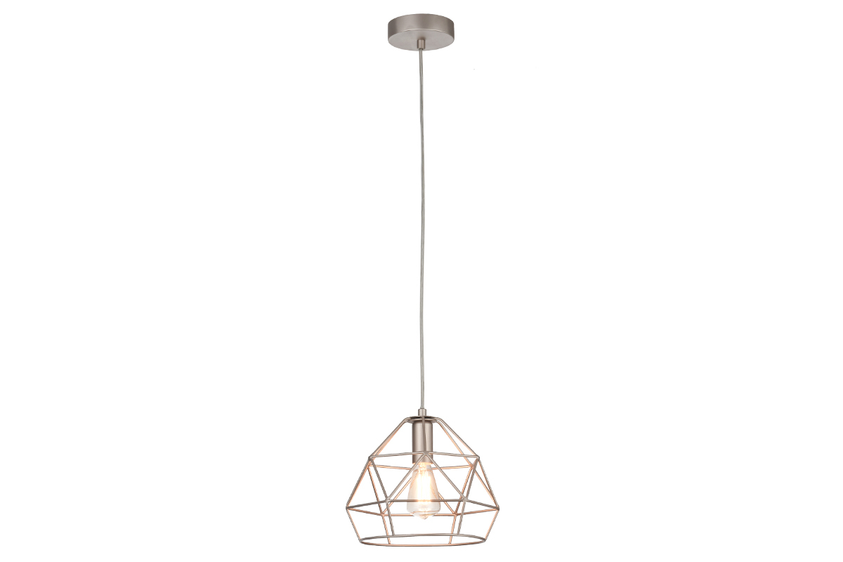 Suspension filaire design m�tal beige BALUNG