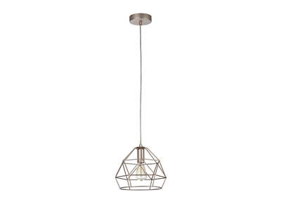 Suspension filaire design m&eacute;tal beige BALUNG