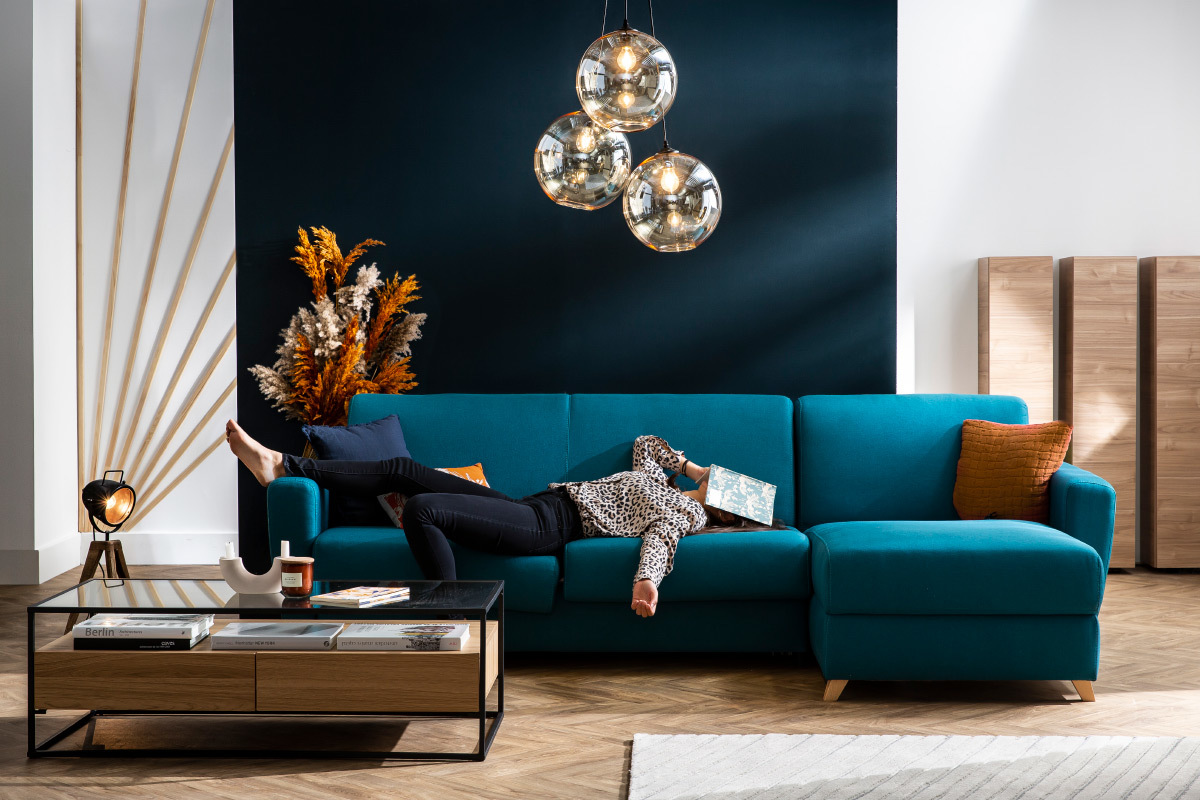 Suspension globe en verre ambr D30 cm DUNA
