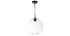 Suspension globe en verre transparent D30 cm DUNA