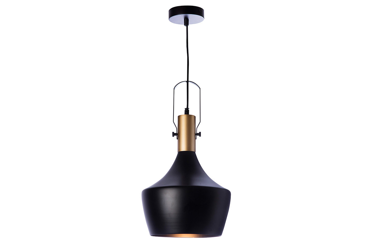 Suspension métal noir D25cm TUBAE