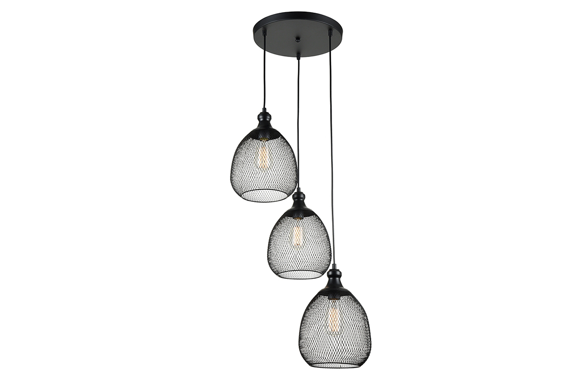 suspension multiple design m�tal noir ASTRAL