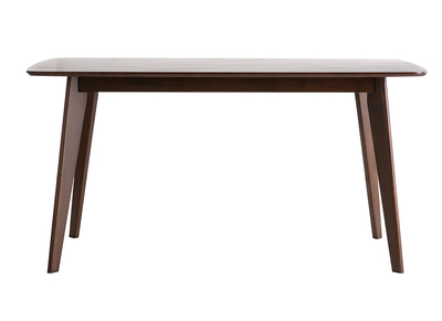 Table &agrave; manger design 150cm chocolat LEENA