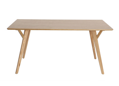 Table &agrave; manger design 160cm fr&ecirc;ne KYOTO