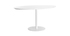Table à manger design blanche L169 cm HALIA