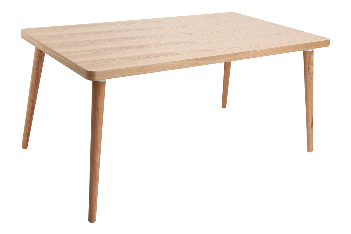 Table  manger design en chne clair L160 cm TOTEM