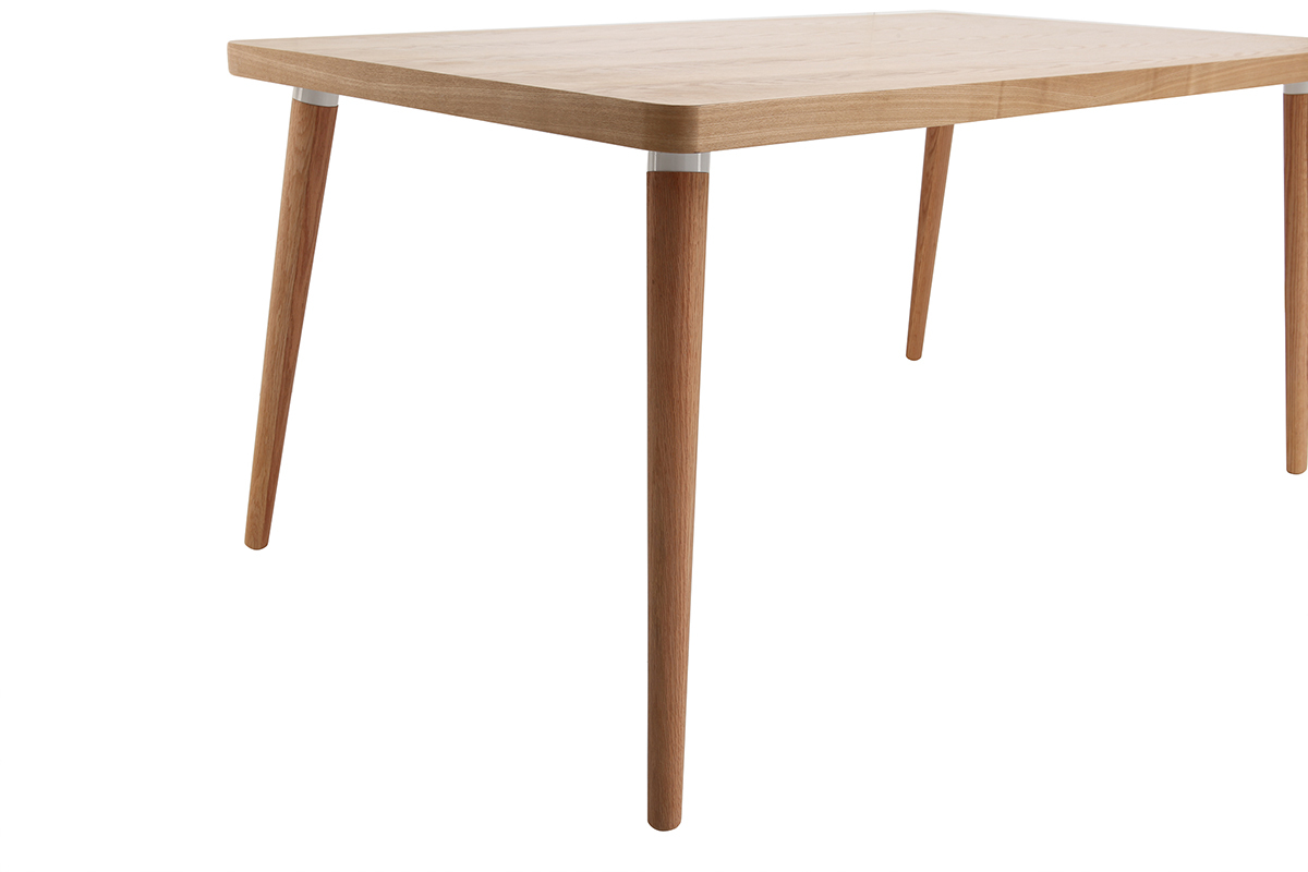 Table  manger design en chne clair L160 cm TOTEM
