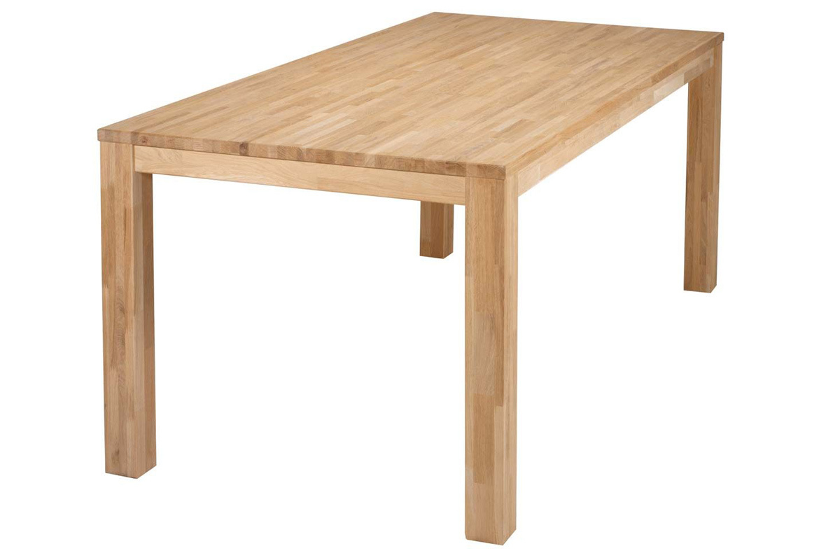 Table � manger design en ch�ne L180 cm LUPA