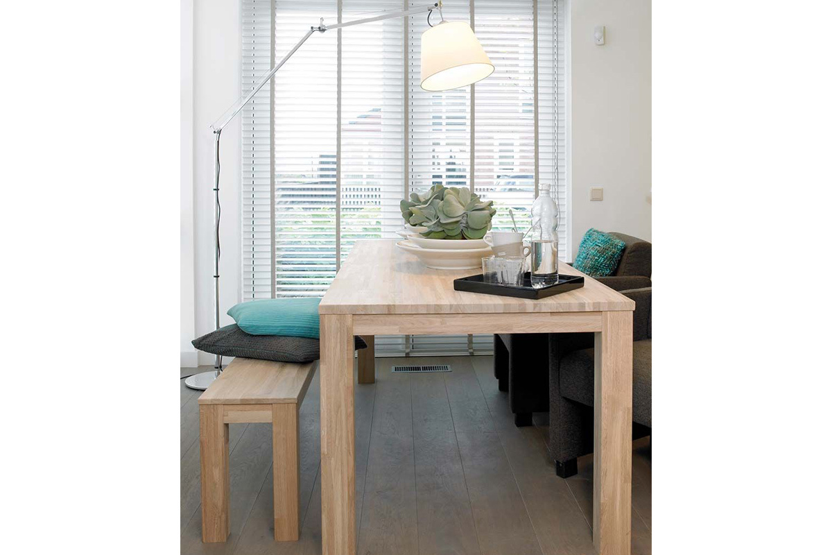 Table � manger design en ch�ne L180 cm LUPA