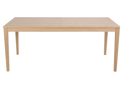 Table &agrave; manger design extensible finition ch&ecirc;ne 180-260cm DELAH