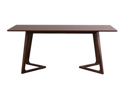 Table &agrave; manger design noyer 180cm JUKE