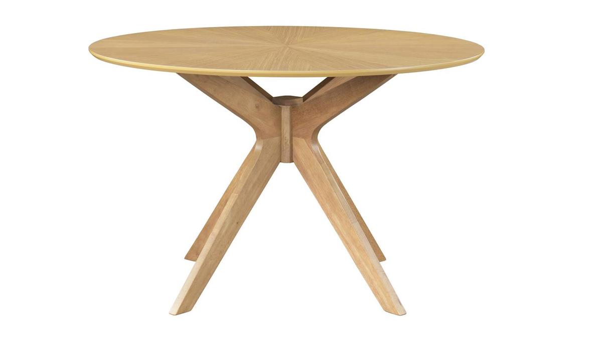 Table  manger design ronde chne D120 cm DIELLI
