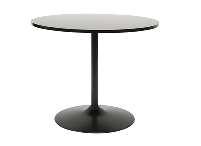 Table à manger design ronde noire D90 cm CALISTA - Miliboo & Stéphane Plaza