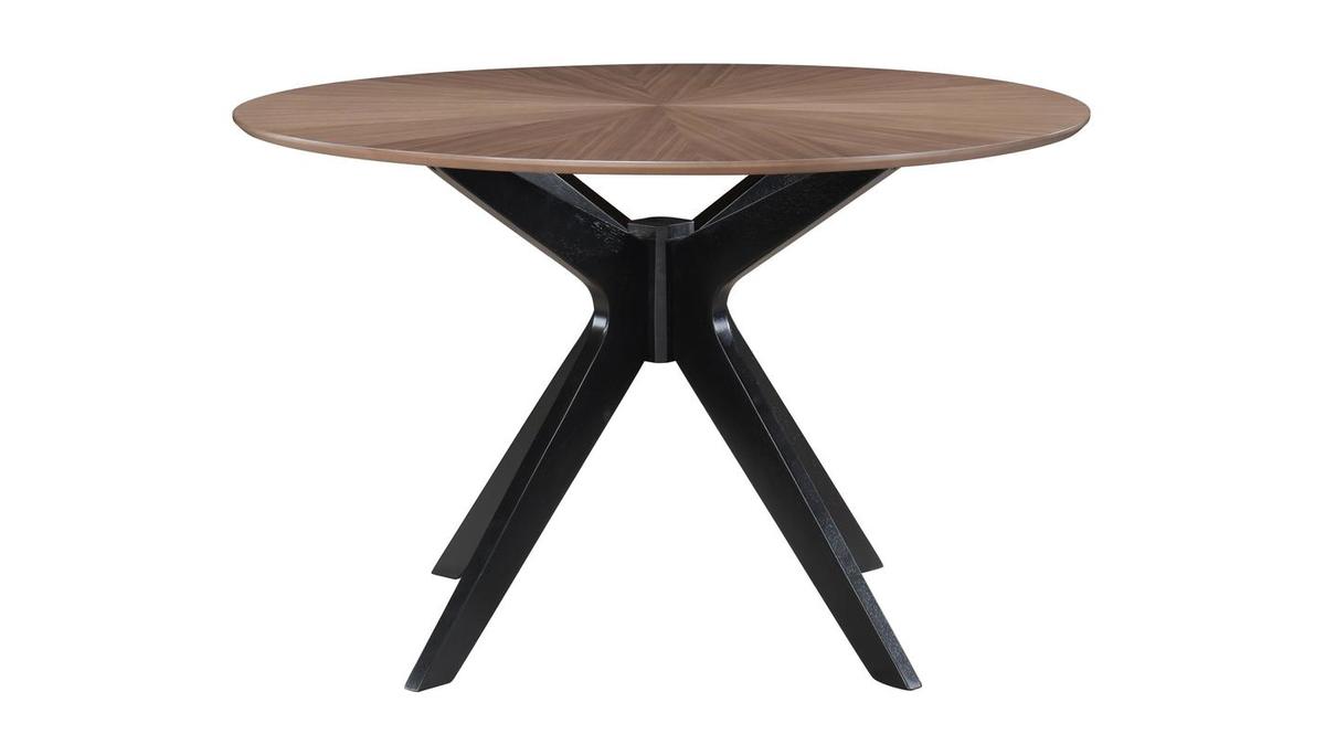 Table  manger design ronde noyer D120 cm DIELLI
