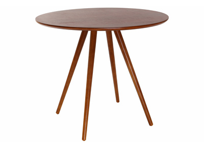 Table à manger design ronde noyer D90 ARTIK