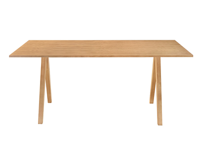 Table &agrave; manger design scandinave ch&ecirc;ne DANA