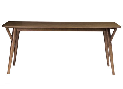 Table &agrave; manger design vintage noyer WALFORD