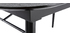 Table &agrave; manger extensible bois noir et gris L150-180 cm SHELDON