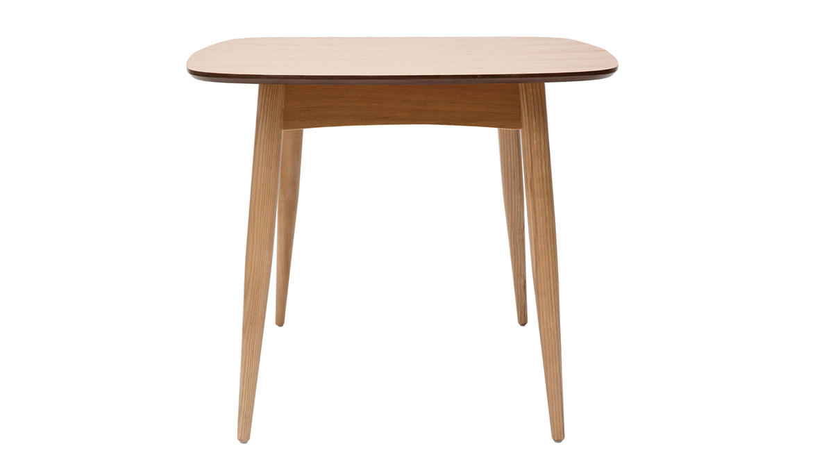 Table  manger extensible frne naturel L90-130 cm NORDECO