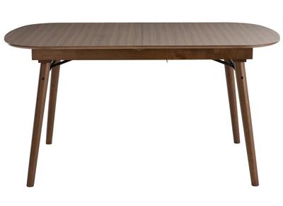 Table &agrave; manger extensible noyer L150-180 cm SHELDON