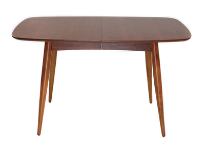 Table &agrave; manger extensible noyer naturel NORDECO