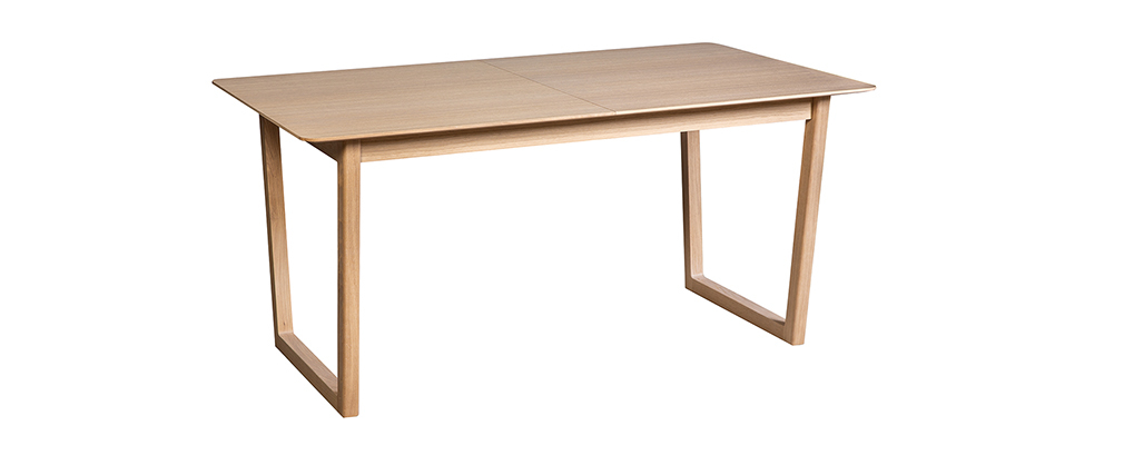 Table � manger extensible placage ch�ne L160-240 cm LAHO