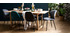 Table à manger extensible placage chêne L160-240 cm LAHO