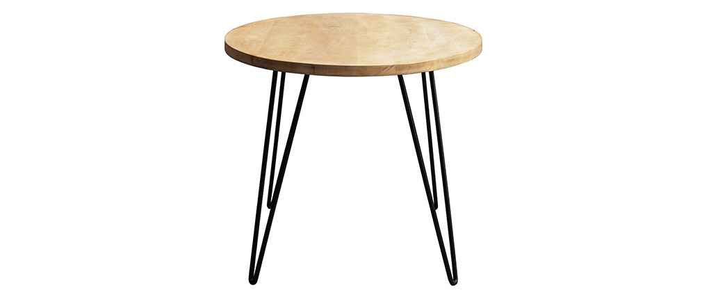 Table � manger ovale en manguier massif L160 cm VIBES