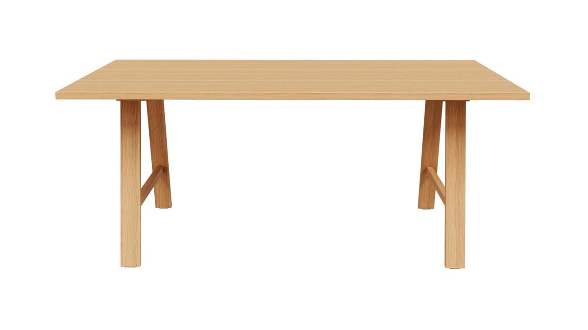 Table  manger rectangulaire bois chne L180 cm SAULE