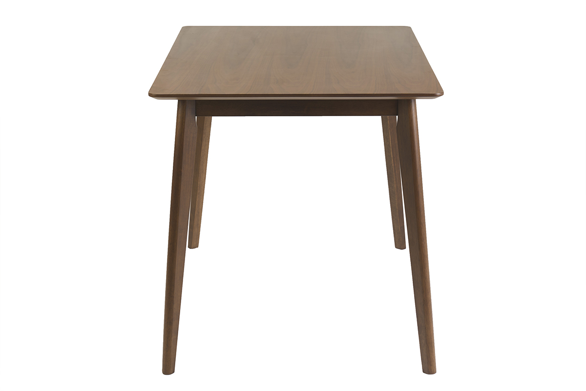 Table � manger rectangulaire bois fonc� noyer L120 cm ELION