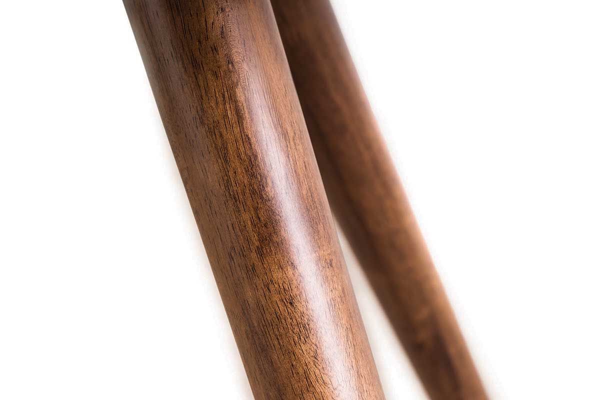 Table à manger ronde design noyer D106 cm WALFORD