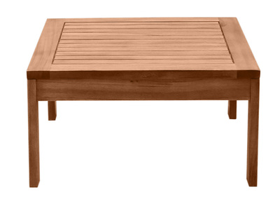 Table basse de jardin carré en bois massif L60 cm SALVADOR