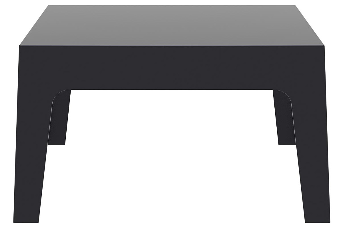Table basse de jardin design noire LALI