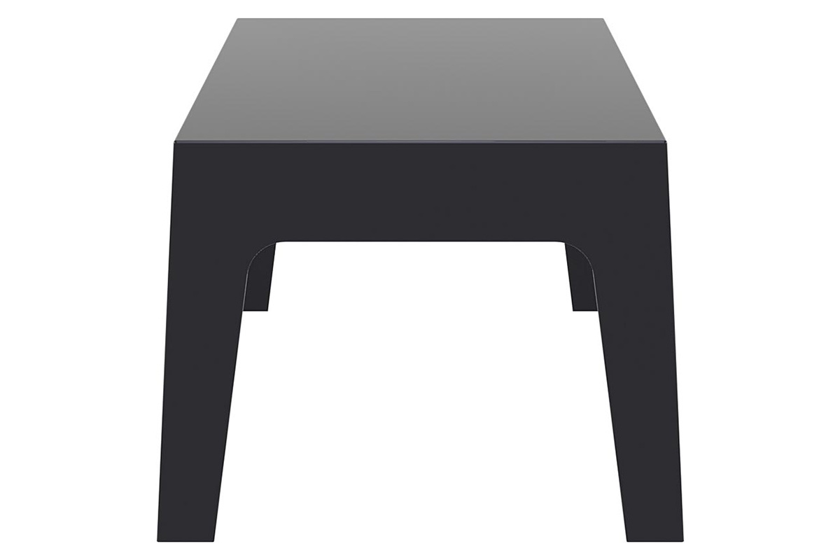 Table basse de jardin design noire LALI