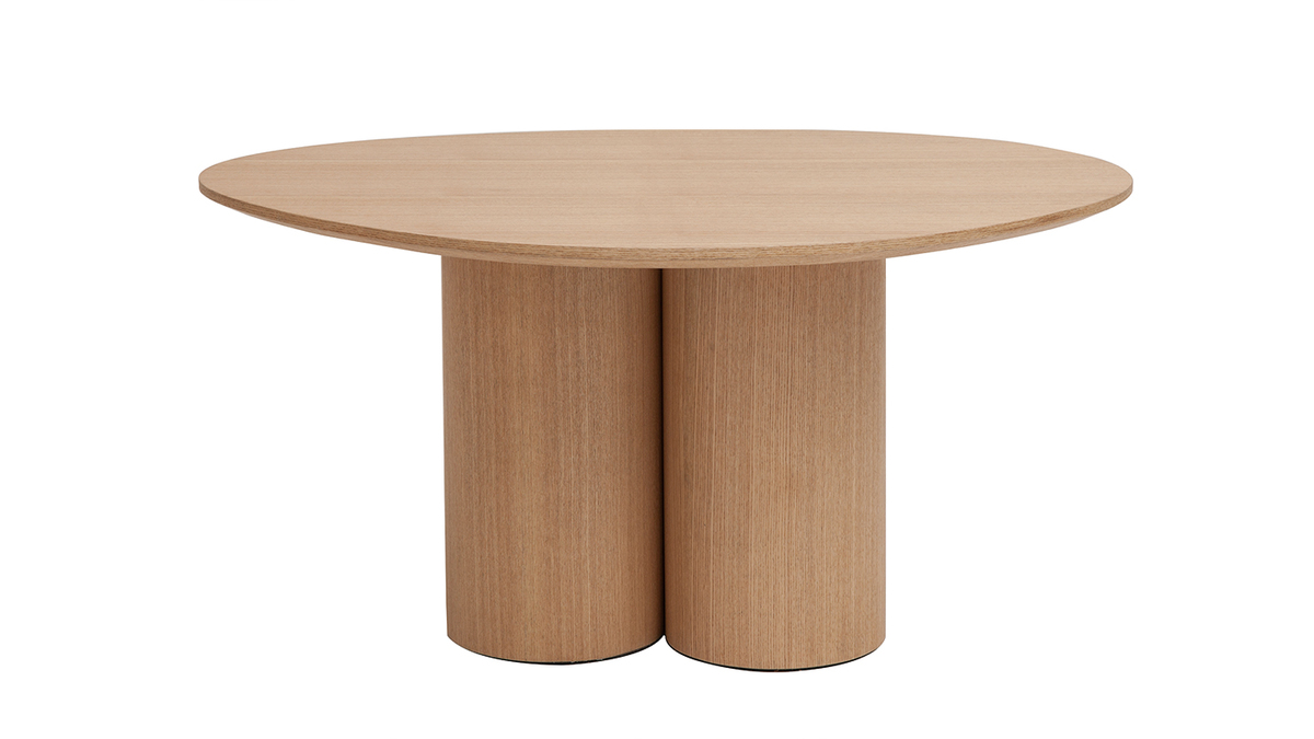 Table basse design bois clair L78 cm HOLLEN