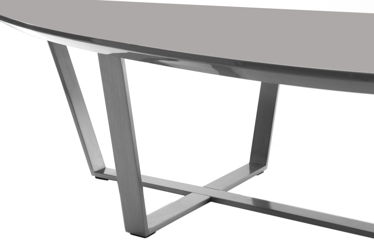 Table basse design gris MILLA