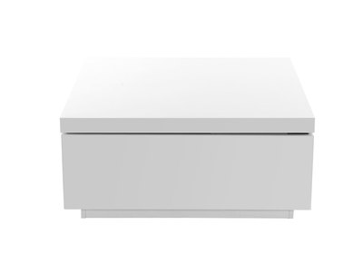 Table basse design laqu&eacute; blanc JANA