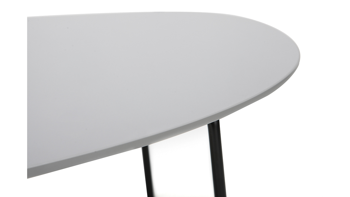 Table basse design mtal gris L131 BLOOM