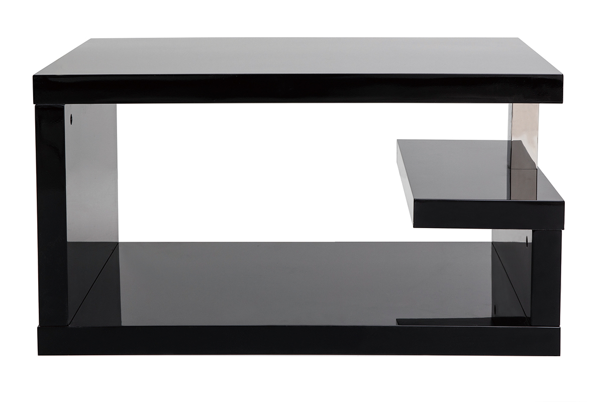 Table basse design noire REX